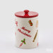 EDG Enzo De Gasperi Barattolo Natalizio con decori H22 D15.5 cm