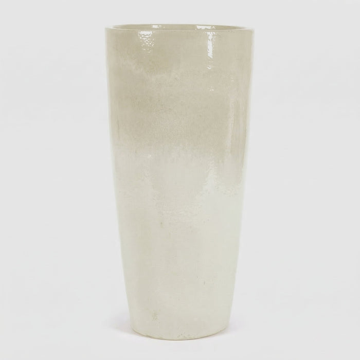 EDG Enzo De Gasperi Vaso Glaze Rotondo H100 cm Avorio