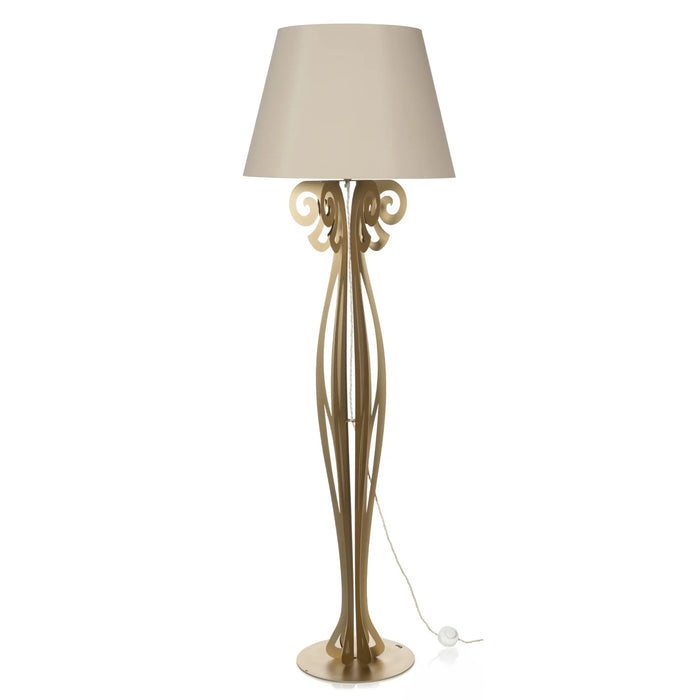 Lampada da terra di design Circeo - Oro