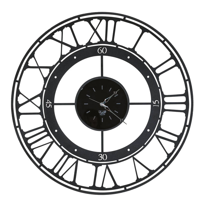 Orologio di design da parete Koros 70 - Nero