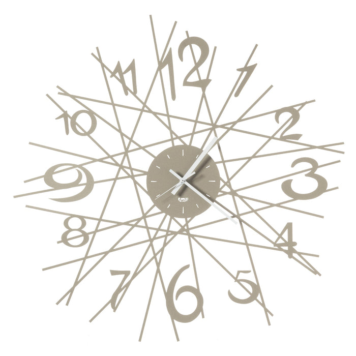 Orologio di design da parete Zig Zag