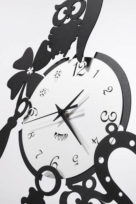 Orologio da parete di design portafortuna Good Luck