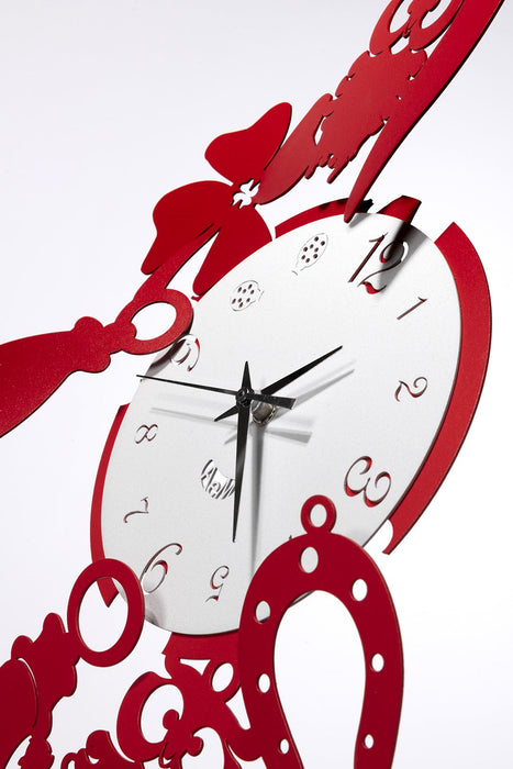 Orologio da parete di design portafortuna Good Luck