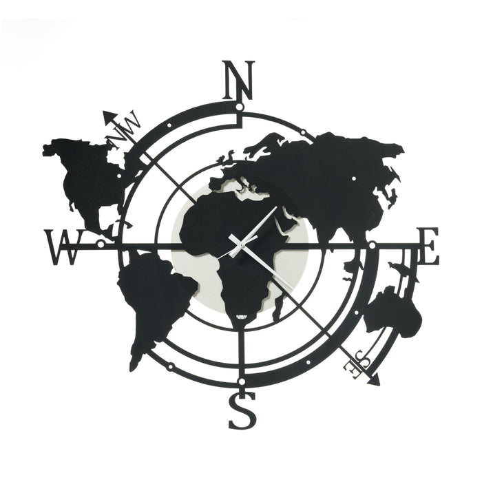 Orologio di design da parete Planisfero piccolo