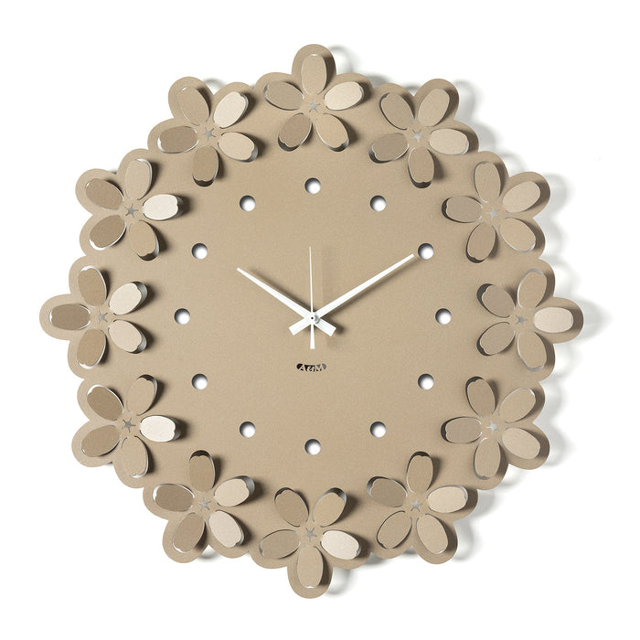 Orologio da parete particolare Ume - Tortora