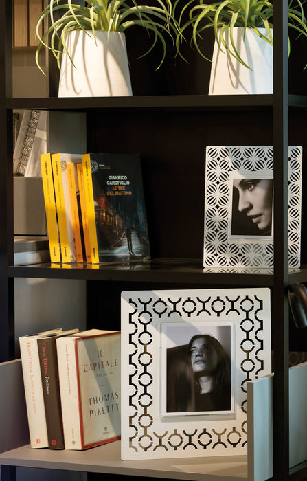 Portafoto di design Ikat grande
