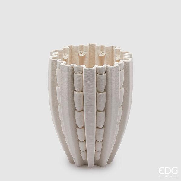 Vaso 3D Svasato ceramica-porcellana  H 26