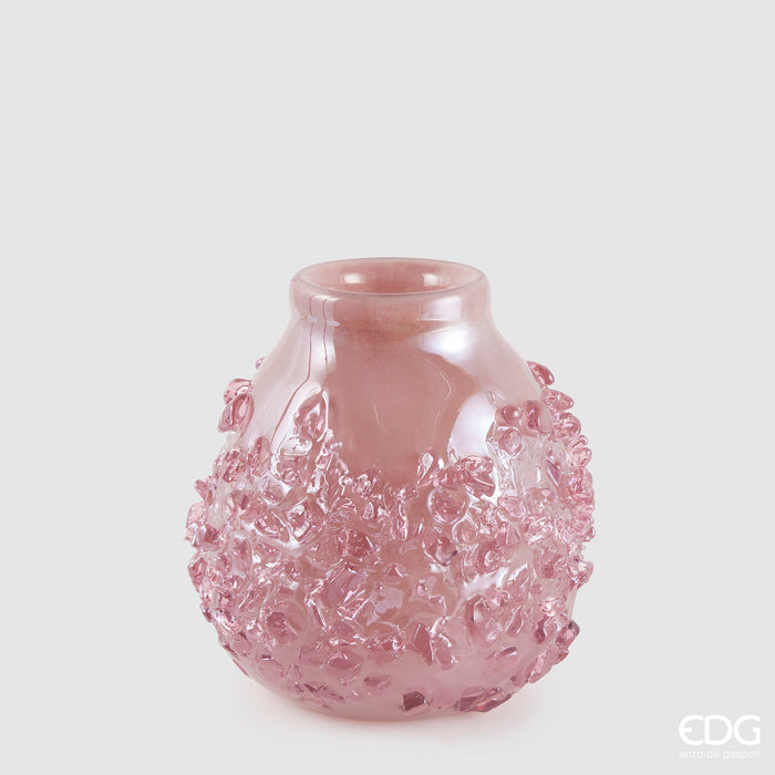 Vaso Gemme Goccia H28 cm Rosa