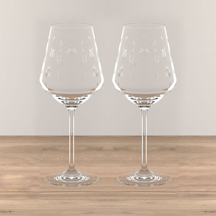Villeroy & Boch Toy's Delight Set 2 Calici Natalizi Vino Rosso 200ml