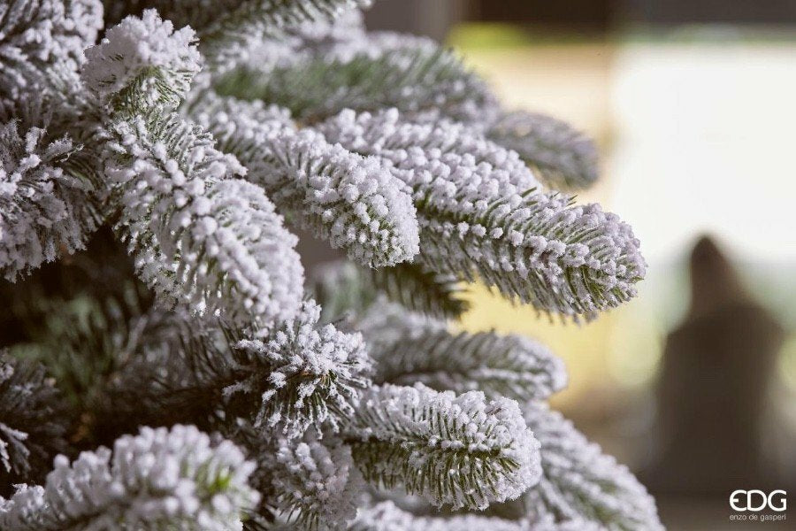 Pino Merano innevato 150 cm senza Led - Albero di Natale - EDG