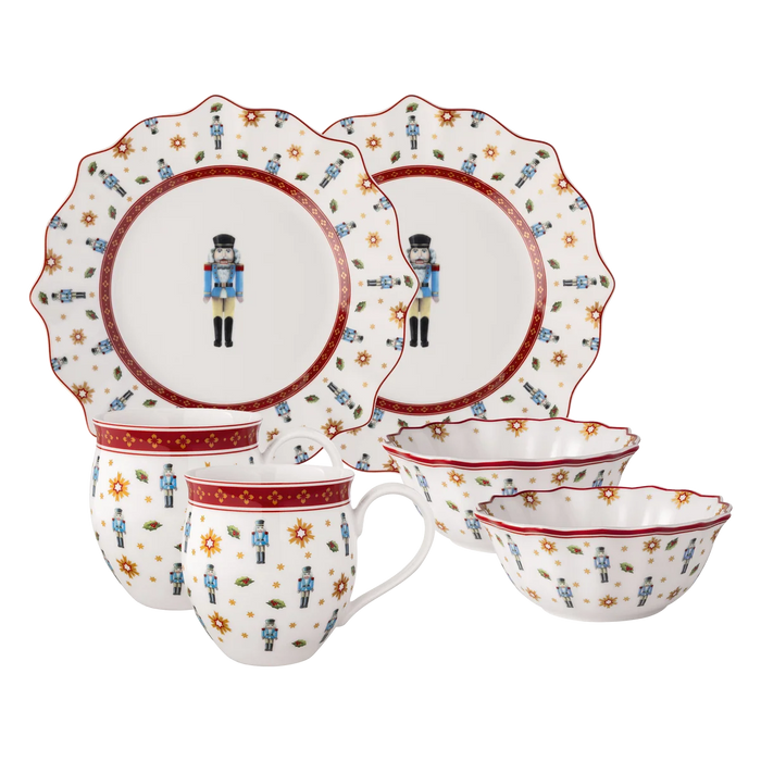 Villeroy & Boch Toy's Delight Set da Colazione Schiaccianoci in Porcellana