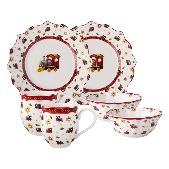 Villeroy & Boch Toy’s Delight Set da Colazione Locomotiva in Porcellana