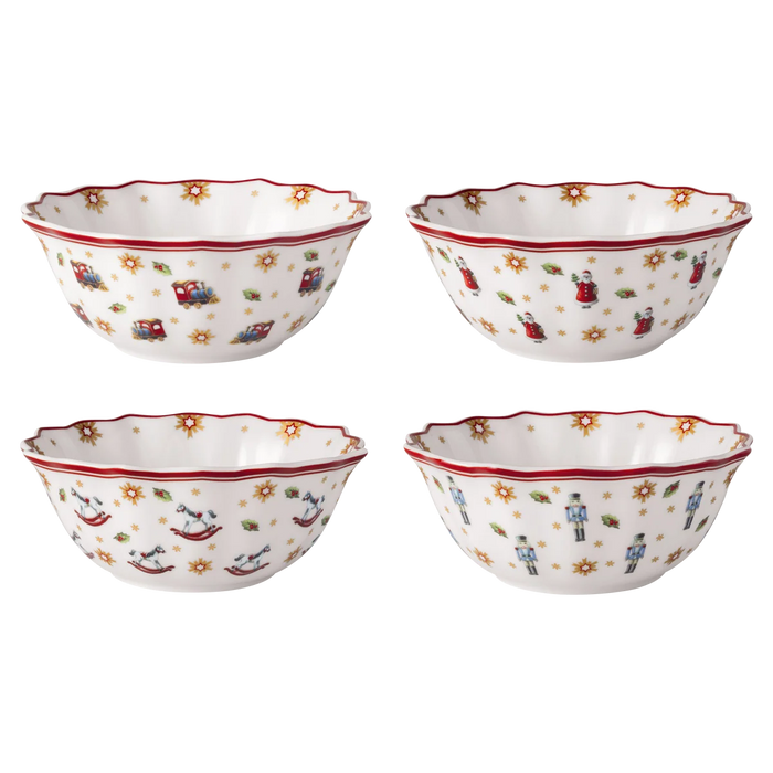 Villeroy & Boch Toy's Delight Set 4 Ciotole Anniversary 280ml in Porcellana