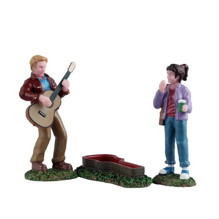 LEMAX Set 3 Personaggi con chitarra "Rockin 'Billy"