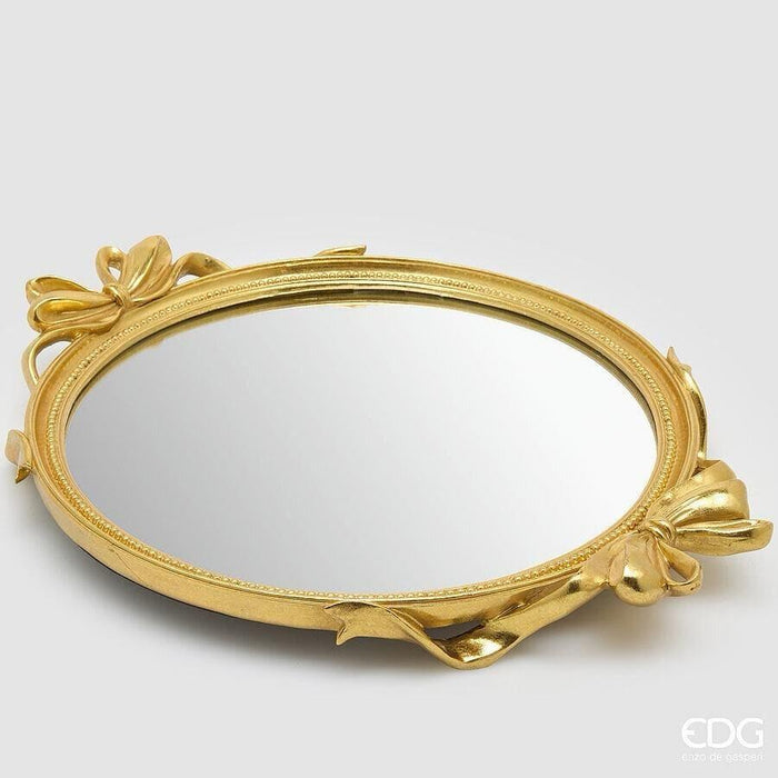 Vassoio decorativo fiocchi ovale h5 L37 L29 C6