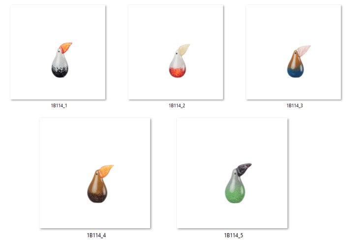 PRESS-PAPIER TUCANO - SET 5 PZ