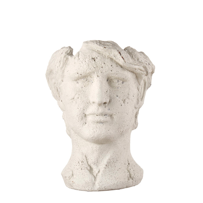 VASO SCULTURA TESTA UOMO