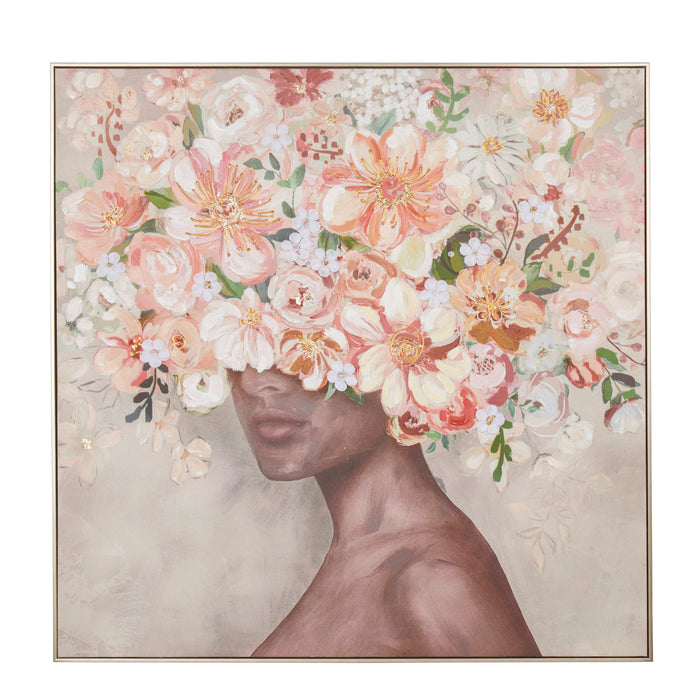 QUADRO 100x100 CON CORNICE