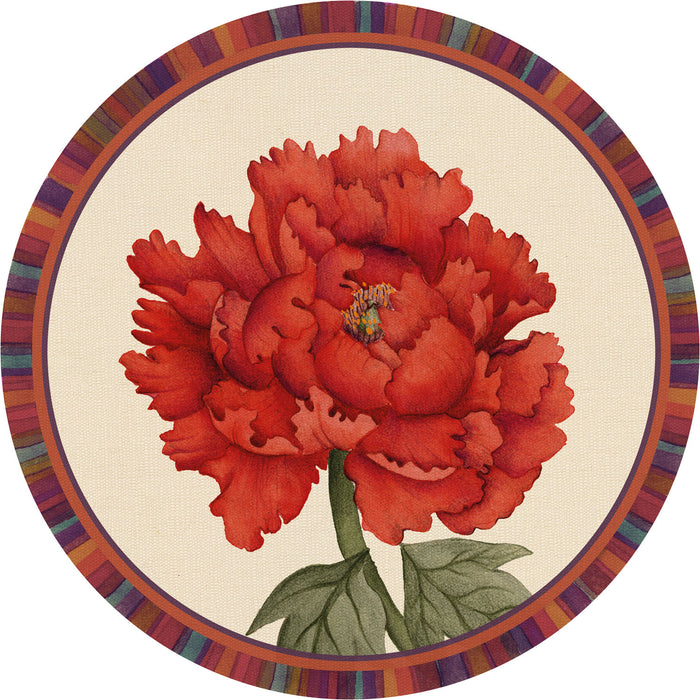 TOVAGLIETTA RIGIDA AVORIO Ø39 - PEONIA