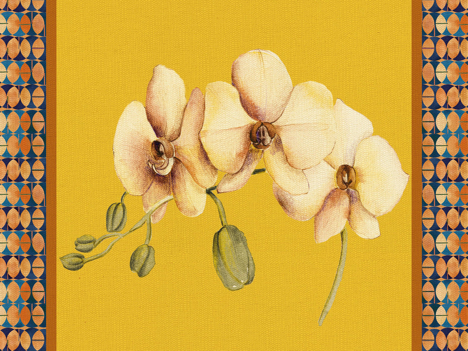 TOVAGLIETTA RIGIDA GIALLA 39x29,5 - ORCHIDEA