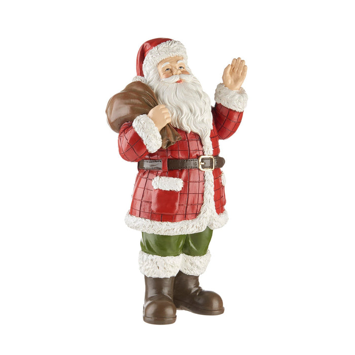 L'Oca Nera Arriva la Festa Babbo Natale con Albero H29 cm