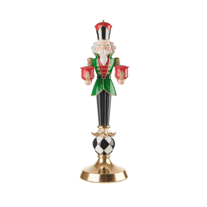 L'Oca Nera Portiamo la Festa Portacandela Soldatino Basso H52 cm