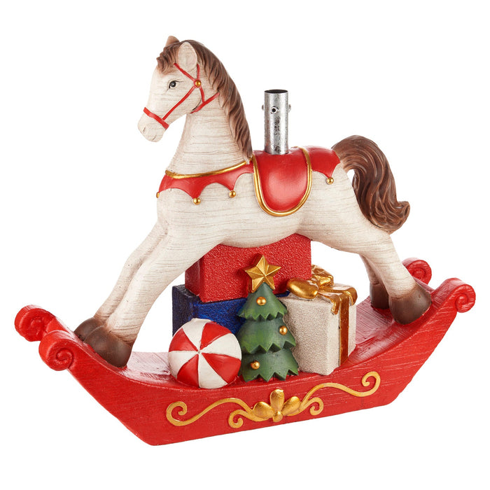 Dolci Ricordi Base per Albero Cavallo a Dondolo in Resina - L'Oca nera