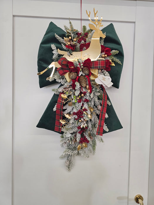 Set di 24 piccoli fiocchi natalizi in velluto verde per alberi di Natale, ghirlande, confezioni regalo, artigianato, matrimoni, feste, fiocchi intrecciati per sacchetti regalo, pasticcini, dolci, 8,9 Set di 24 piccoli fiocchi natalizi in velluto verde per alberi di Natale, ghirlande, confezioni regalo, artigianato, matrimoni, feste, fiocchi intrecciati per sacchetti regalo, pasticcini, dolci, 8,9