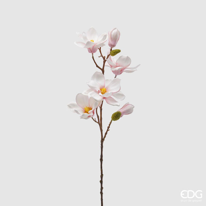 Ramo di Magnolia Olis H65 cm Bianco