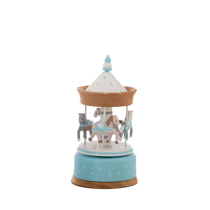Carillon Giostrina Wood H.20-Azzurro