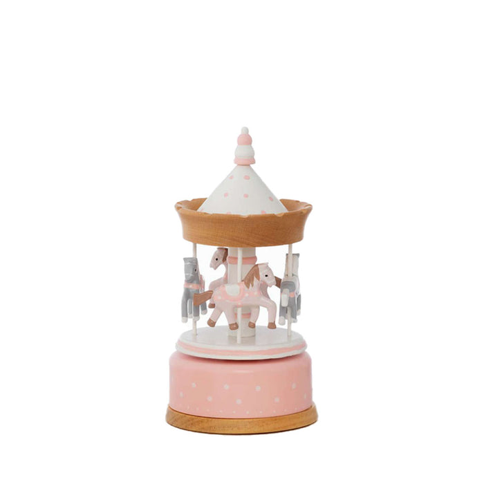 Carillon Giostrina Wood H.20-Rosa