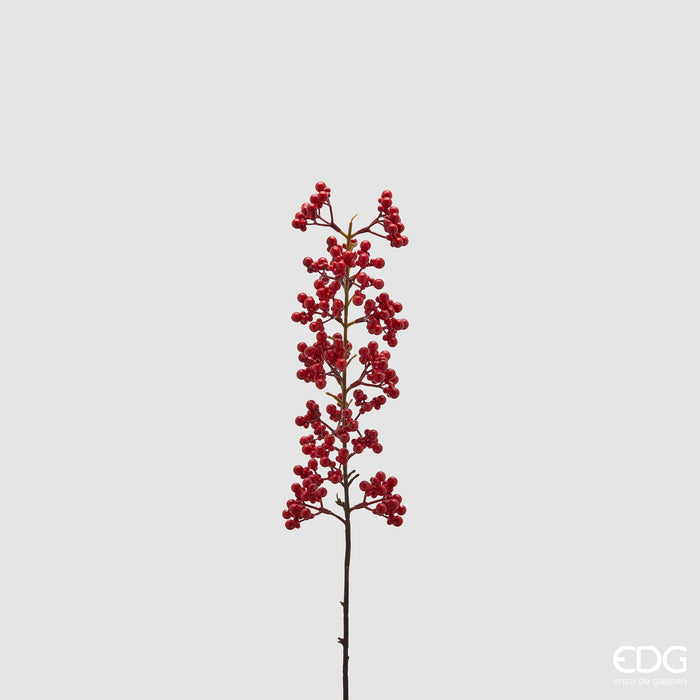 EDG Enzo De Gasperi Ramo Natalizio Ilex Rosso H60 cm