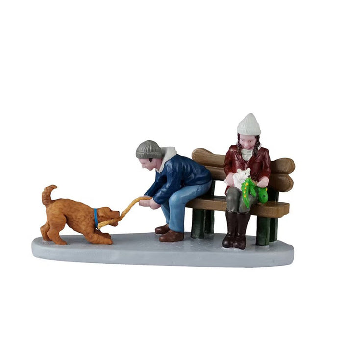 LEMAX Personaggi Cuccioli giocosi "Playful Pups"