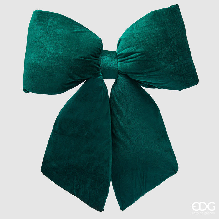 EDG Enzo De Gasperi Decorazione Fiocco in Velluto 64x60 cm Verde