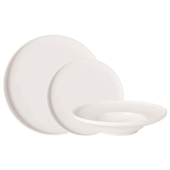 Villeroy & Boch – Servizio Tavola 18 pz Piatto Piano, Fondo e Frutta in Porcellana Premium – Afina