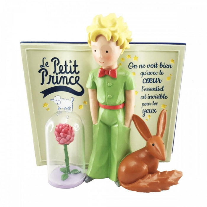 Bomboniera Enesco statuetta Colorata Il Piccolo Principe con Libro H16 cm