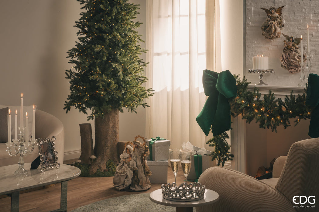 Base Tronchi Bosco per Albero di Natale 80x100x50 cm - EDG