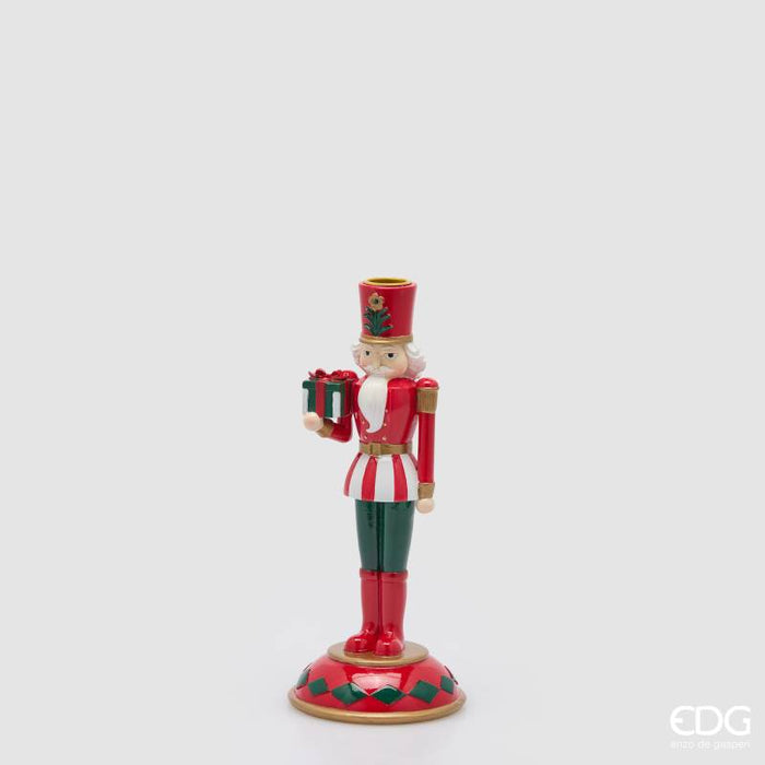 EDG Enzo De Gasperi Portacandela Soldatino H26 cm