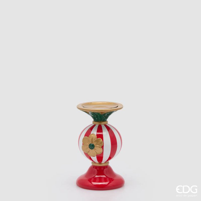 EDG Enzo De Gasperi Portacandela Sfera H18 cm