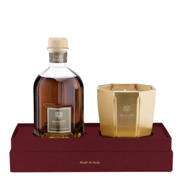 Dr Vranjes Gift Box Oud Nobile 250 ml + Candela S