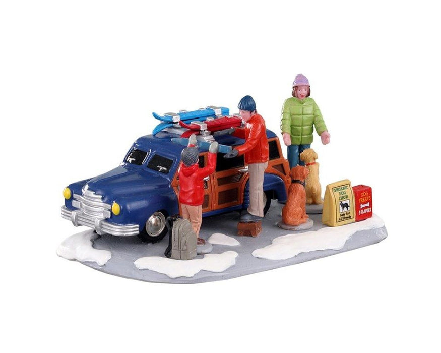 LEMAX Personaggi Vacanza invernale "Winter Vacation" H6.6×13.2×8.3 cm