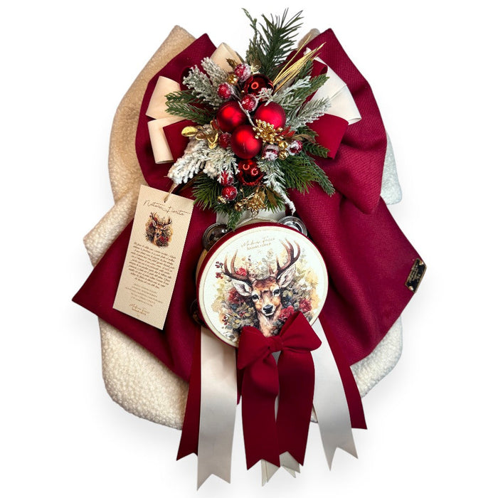 Fiocco Decorativo 50 cm rosso cervo