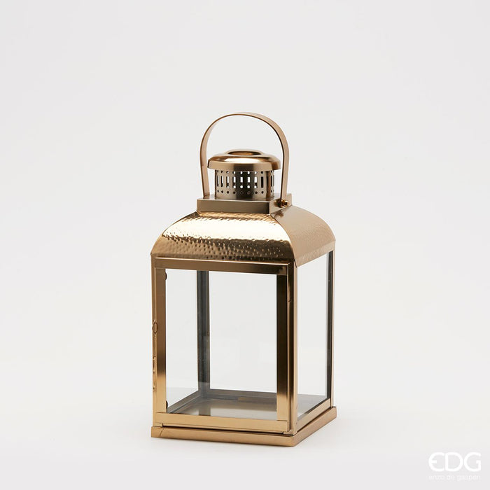 EDG Enzo De Gasperi Lanterna Martellata Inox H44 cm Oro