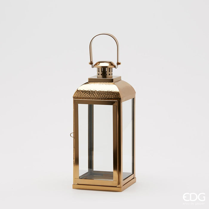 EDG Enzo De Gasperi Lanterna Martellata Inox H60 Oro