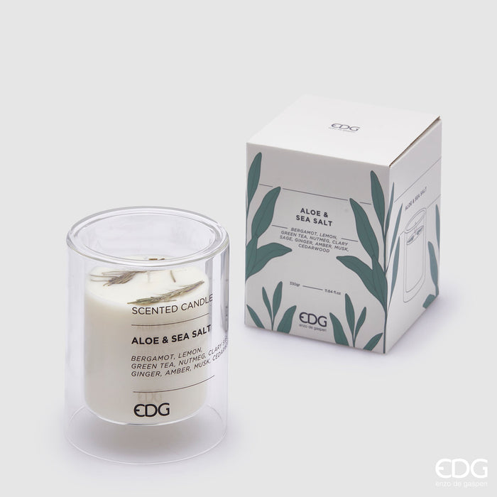 Bomboniera EDG Enzo de Gasperi Candela in Vetro Essential