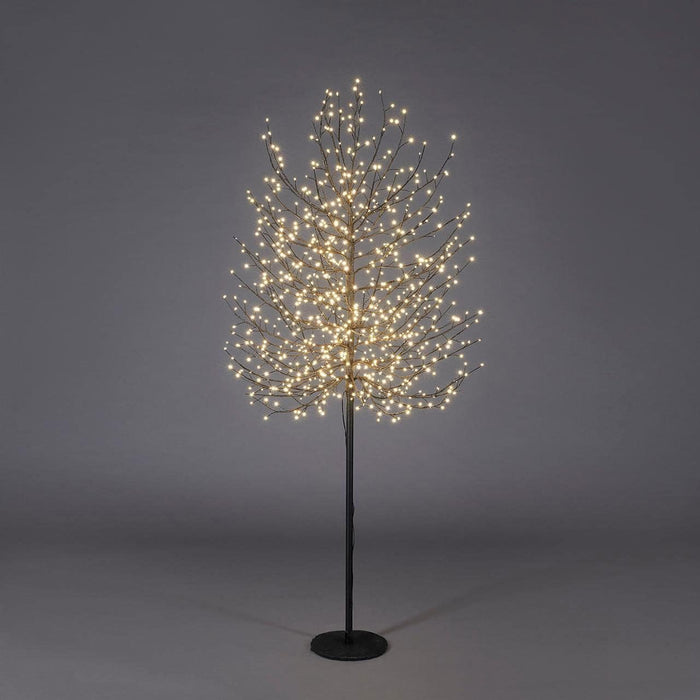 Albero Faggio con base 900 mini led H180 cm Nero - EDG