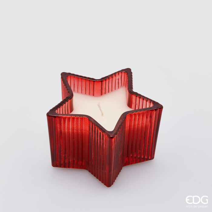 EDG Enzo De Gasperi Candela Stella Rosso H4 cm