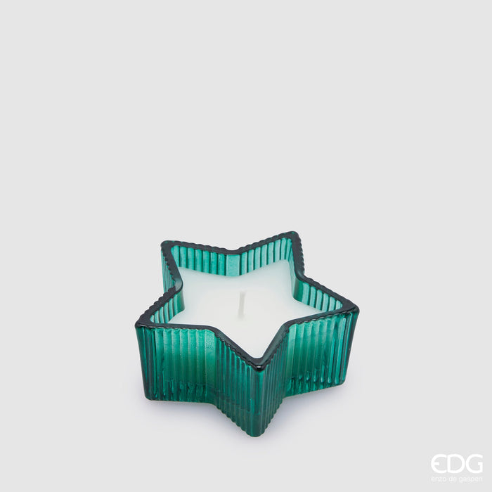 EDG Enzo De Gasperi Candela Stella Verde H4 cm