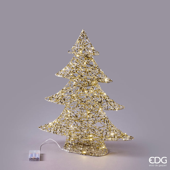 EDG Enzo De Gasperi Decoro Albero led intreccio 60 MicroleD H60 cm