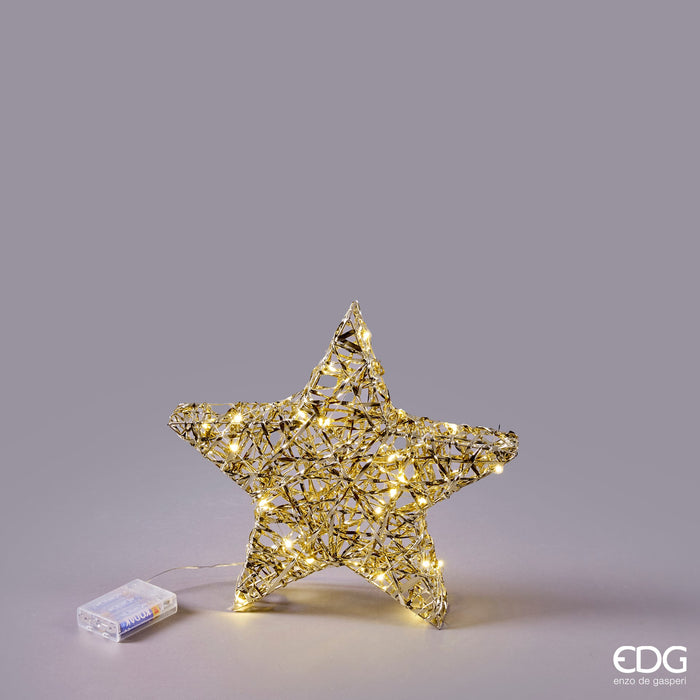 EDG Enzo De Gasperi Decoro Stella Intreccio 30 Microled D30 cm